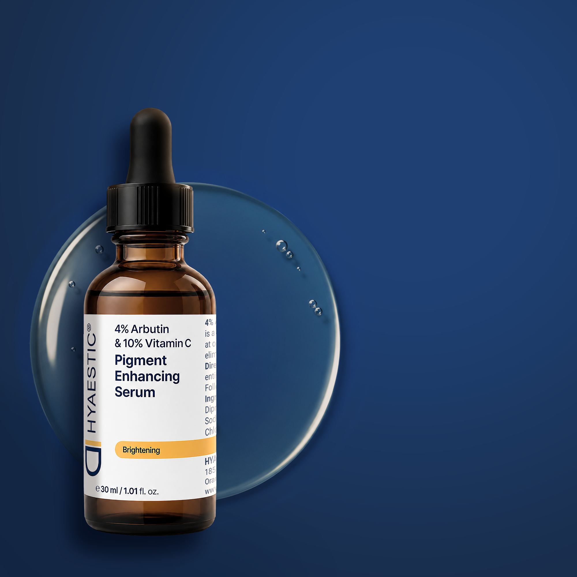 Tinh chất hỗ trợ trị nám và trẻ hóa làn da chuyên sâu Hyaestic Pigment Enhancing Serum 4% Arbutin & 10% Vitamin C (30ml)