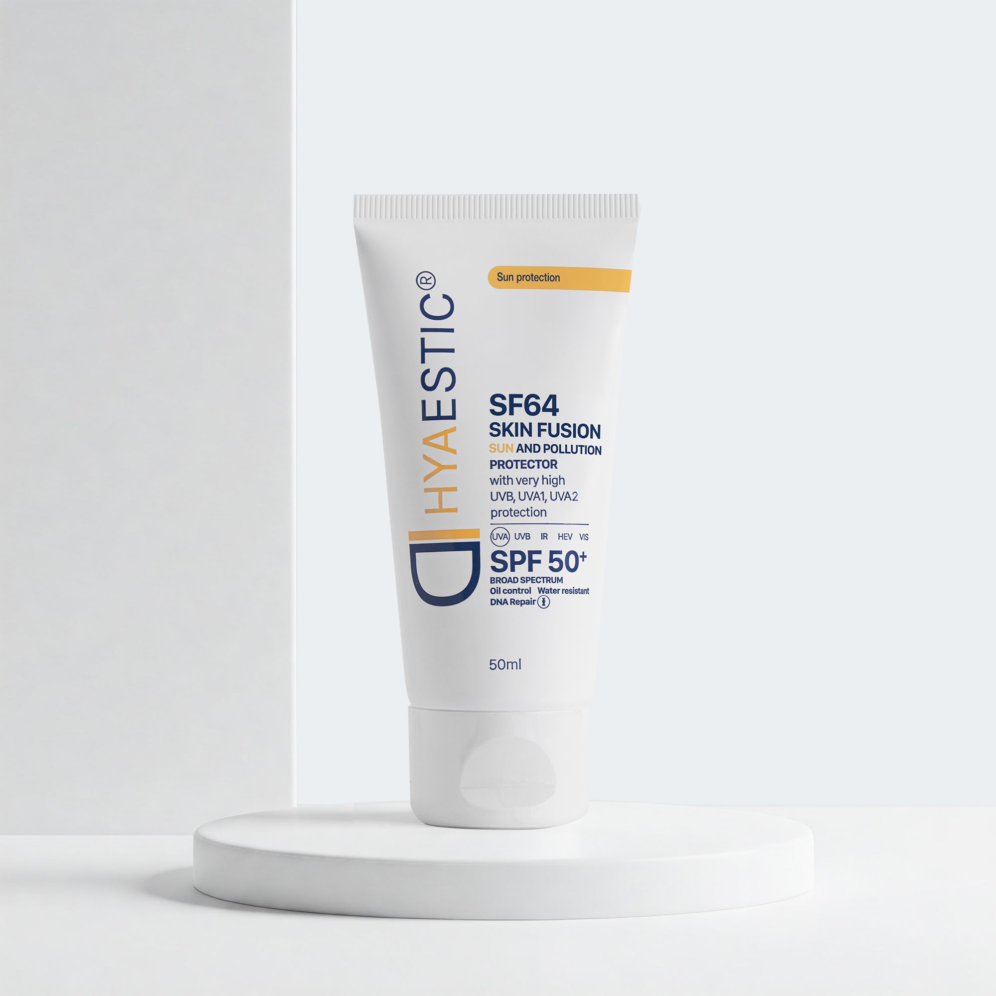 Kem chống nắng bảo vệ tối đa Hyaestic Skin Fusion SF64 Sun And Pollution Protector SPF50+